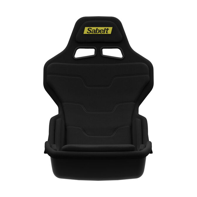 Sabelt SRP-1 Simracing Seat, Fibreglass Shell, Formula Design, Padded - Deep Black image number 2