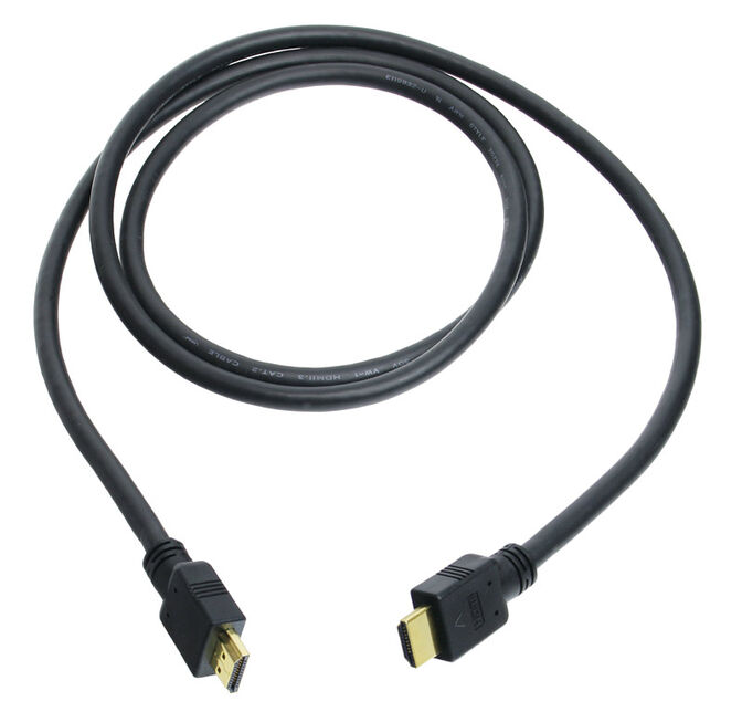 InLine HDMI-Kabel High Speed 1,5m Schwarz image number 1