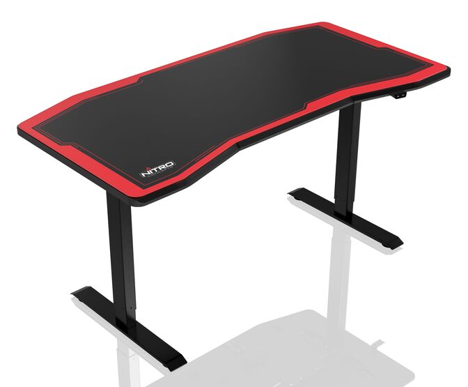 Nitro Concepts Gaming Desk D16E Carbon Red image number 0