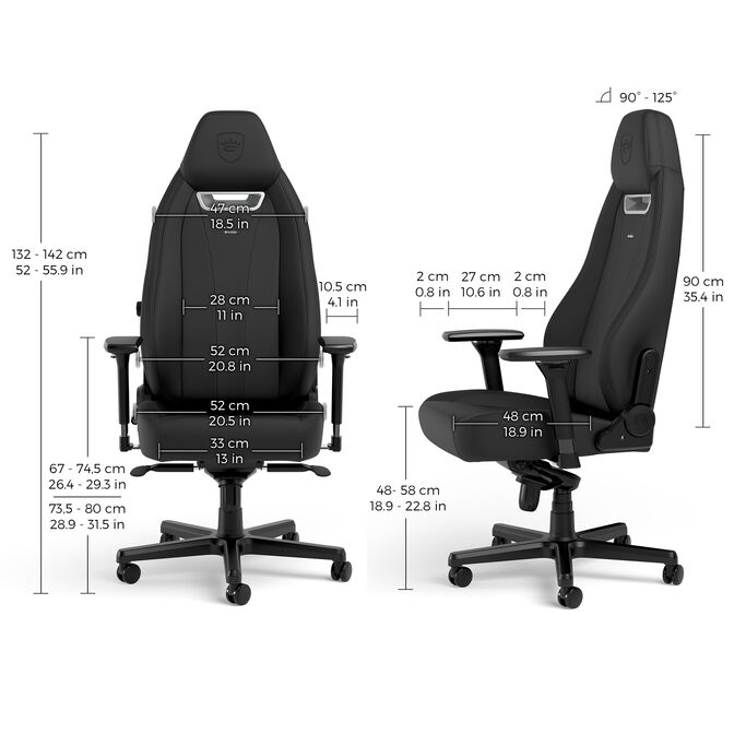 noblechairs Legend Gaming Chair Black Edition image number 4