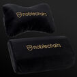 noblechairs Pillow Set EPIC ICON HERO LEGEND Black/Gold image number null