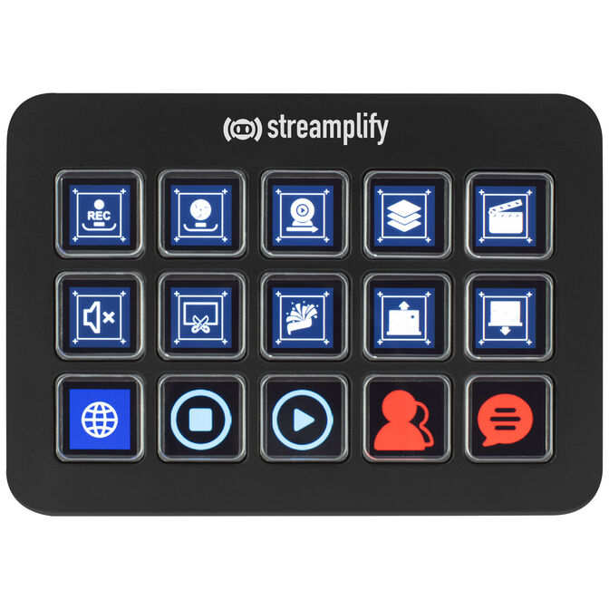 Streamplify Deck One &ndash; Streaming-Controller Schwarz image number 1