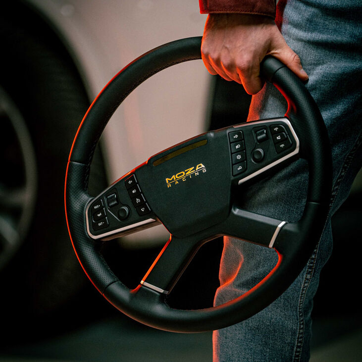 MOZA TSW Truck Wheel – LKW-Lenkrad für Simulatoren image number 9