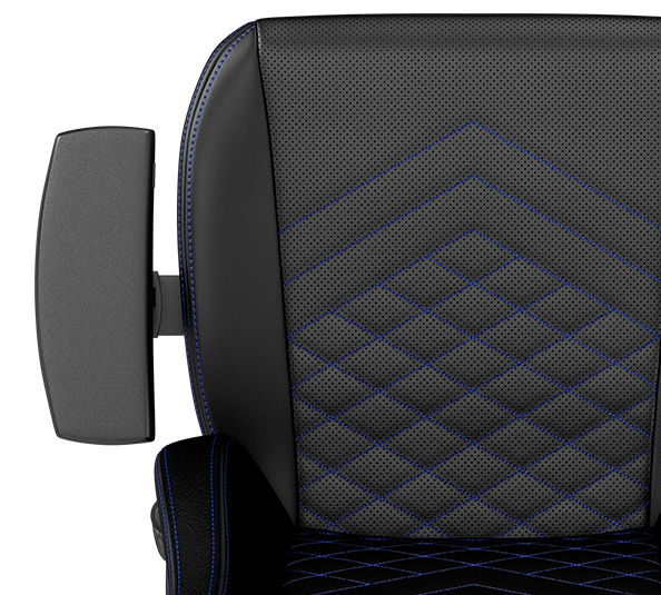 gaming chair vegan HERO Black Blue high-quality materials