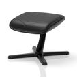 noblechairs Footrest 2 PU Black Fu&szlig;st&uuml;tze image number null