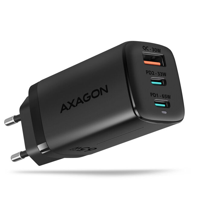 Axagon ACU-DPQ65 Ladeger&auml;t 65W USB-C USB-A image number 0