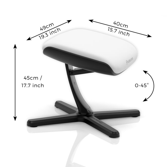 noblechairs Footrest 2 White Edition Fu&szlig;st&uuml;tze image number 4
