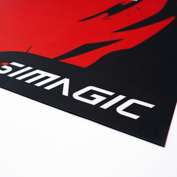 Simagic Teppich Schwarz-Rot &ndash; SimRacing Bodenmatte image number 4