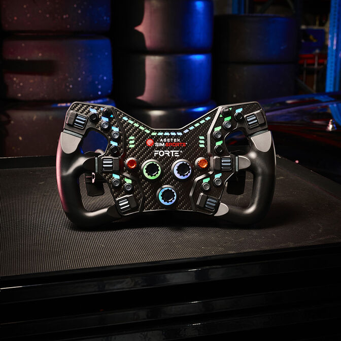 Asetek SimSports Forte Formula Button Box V2 &ndash; Schwarz image number 7