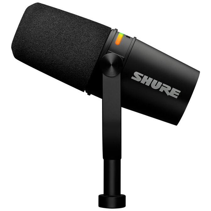 Shure MV7 Podcast Mikrofon XLR/USB Schwarz image number 1