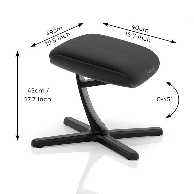 noblechairs Footrest 2 Fu&szlig;st&uuml;tze Black Edition image number 4