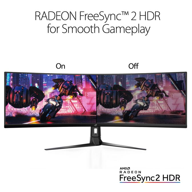 ASUS ROG Strix XG49VQ 49 Zoll 144Hz Monitor image number 6