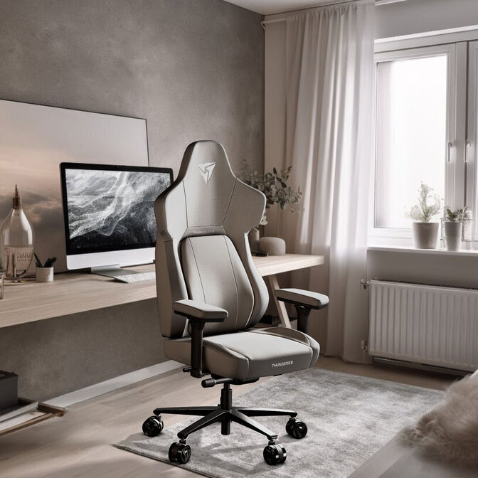 ThunderX3 CORE LOFT Ergonomic Gaming Chair Light Grey image number 9