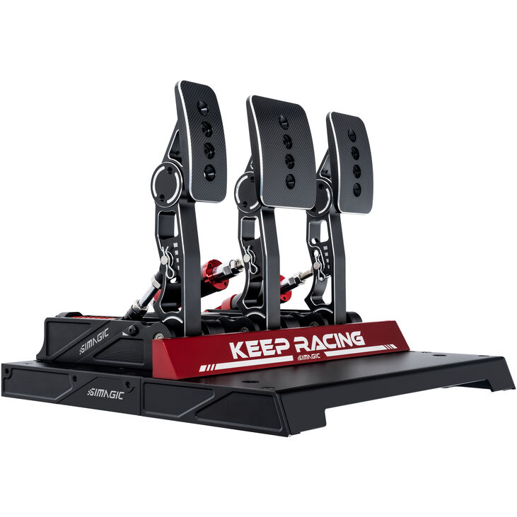 Simagic P1000 3-Pedal Set – Black Edition für SimRacing image number 2