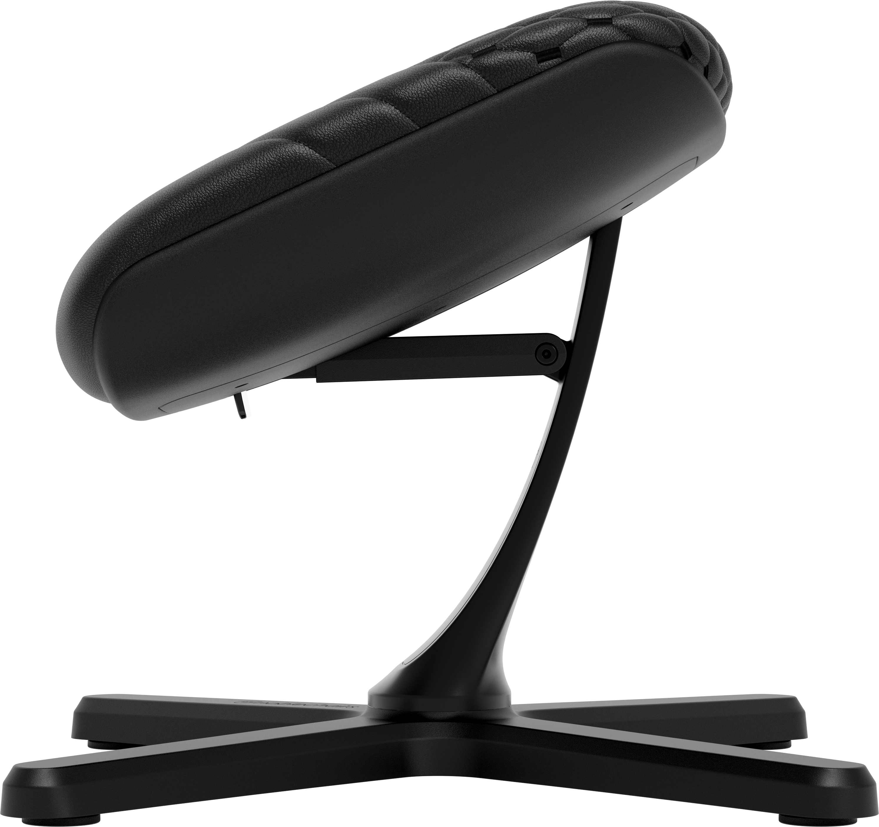 noblechairs Fußstütze 2 - Echtleder Schwarz verstellbare Funktionen
