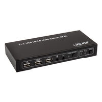 INLINE KVM-Switch 2-Port HDMI 4K mit Audio