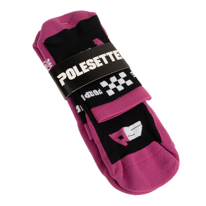 Polesetter Sim-Socken &ndash; Purple Time Grips Edition image number 0