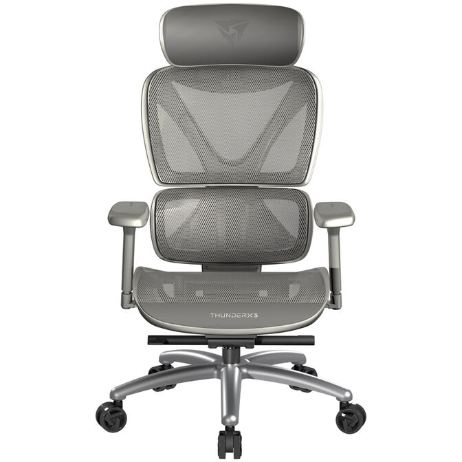 ThunderX3 XTC Ergonomic Office Chair Mesh Grey image number 1