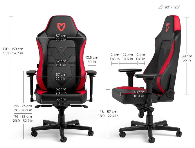 noblechairs HERO Gaming Chair mousesports Edition image number 4