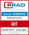 45 Zoll gro&szlig;er Gaming-Monitor, bei dem die Kr&uuml;mmung eigenh&auml;ndig ver&auml;ndert werden kann