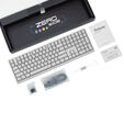 Ducky Zero 6108 Pure White Wireless Keyboard image number null