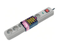 Brennenstuhl Eco-Line Safeguard Steckdosenleiste Grau