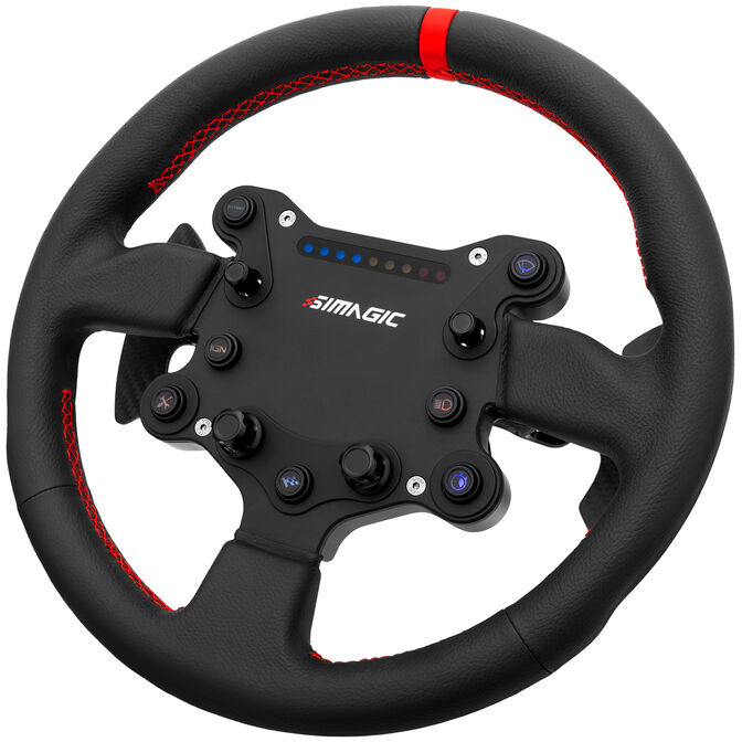 Simagic GTS Leather Steering Wheel &ndash; Lederlenkrad f&uuml;r SimRacing image number 0