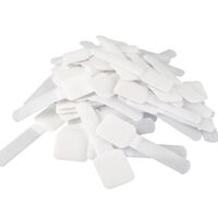 LABEL THE CABLE PRO Kabelhalter Wand 50er Set Wei&szlig;