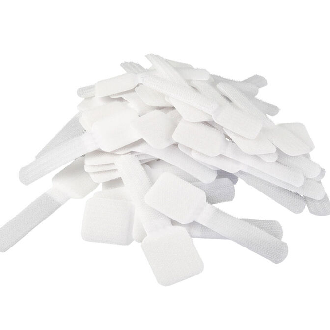 LABEL THE CABLE PRO Kabelhalter Wand 50er Set Wei&szlig; image number 0