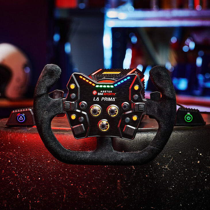 Asetek SimSports GT Rim – Offenes D-Suede image number 3