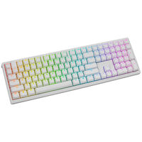 Ducky Zero Pure White Wireless Gaming Keyboard Cherry MX Red