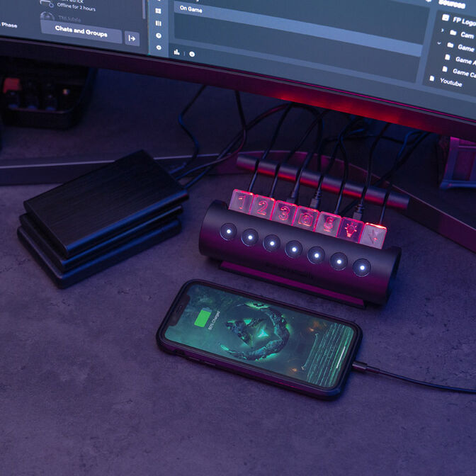 Streamplify Hub Ctrl 7 USB-Hub RGB image number 5