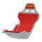 Sabelt SRP-1 Pads Kit, replacement pads, 20mm foam, for P-Series - racing red