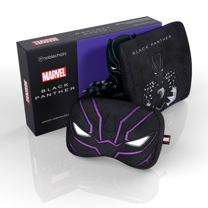 noblechairs Memory Foam Pillow Set Black Panther Edition image number 0