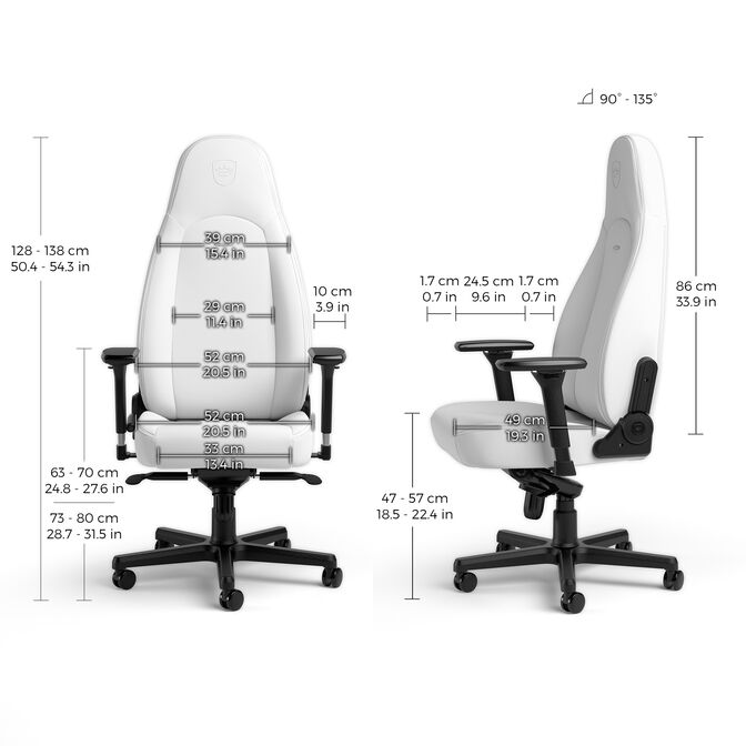 noblechairs ICON Gaming Chair White Edition image number 5