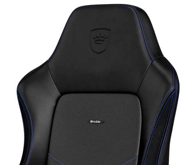 gaming chair vegan HERO Black Blue elegance