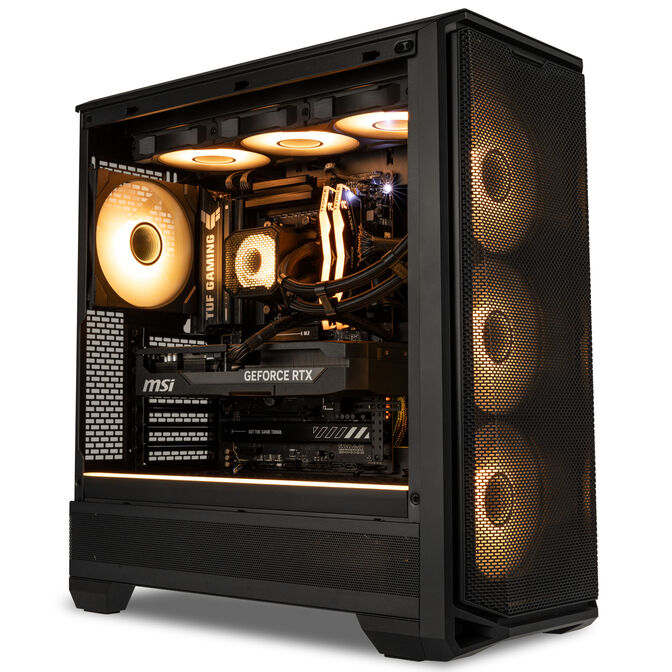KingForge Gaming-PC Platin, AMD Ryzen 7 7800X3D, RTX 5070 Ti, Phanteks Eclipse G400A image number 3