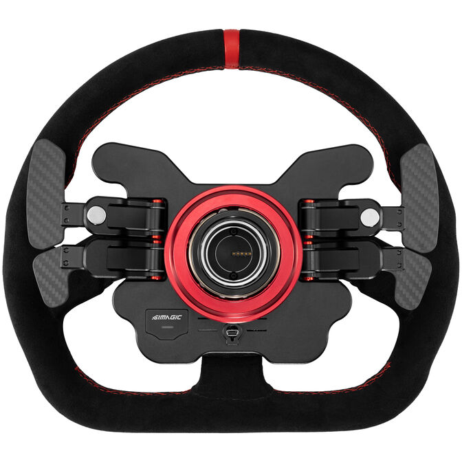 Simagic GT1 SD Alcantara Racing Wheel &ndash; GT1 SD Alcantara-Rennlenkrad image number 1