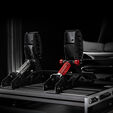 Simagic P700 Pedal Set, 150kg Load Cell Sensor, Hall Sensor, two pedals - black image number null