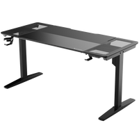 ThunderX3 LAB X Gaming Desk Height Adjustable Black