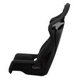 Sabelt SRS-1 Simracing Seat, Fibreglass Shell, Padded - Deep Black image number null