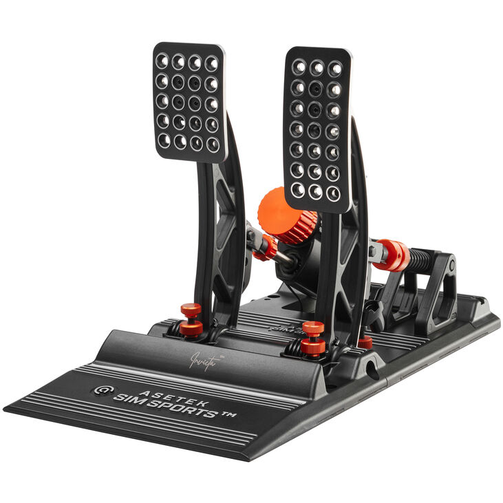 Asetek SimSports Invicta Thorp II Pedal Set – Schwarz image number 0