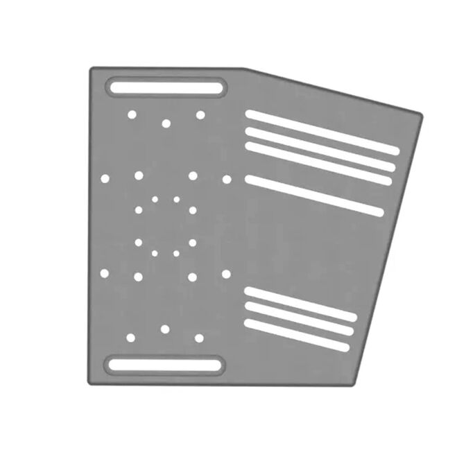 Sabelt Shifter & Handbrake Plate, Aluminium Plate - Black image number 1