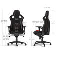 noblechairs EPIC Gaming Chair Black/Red image number null