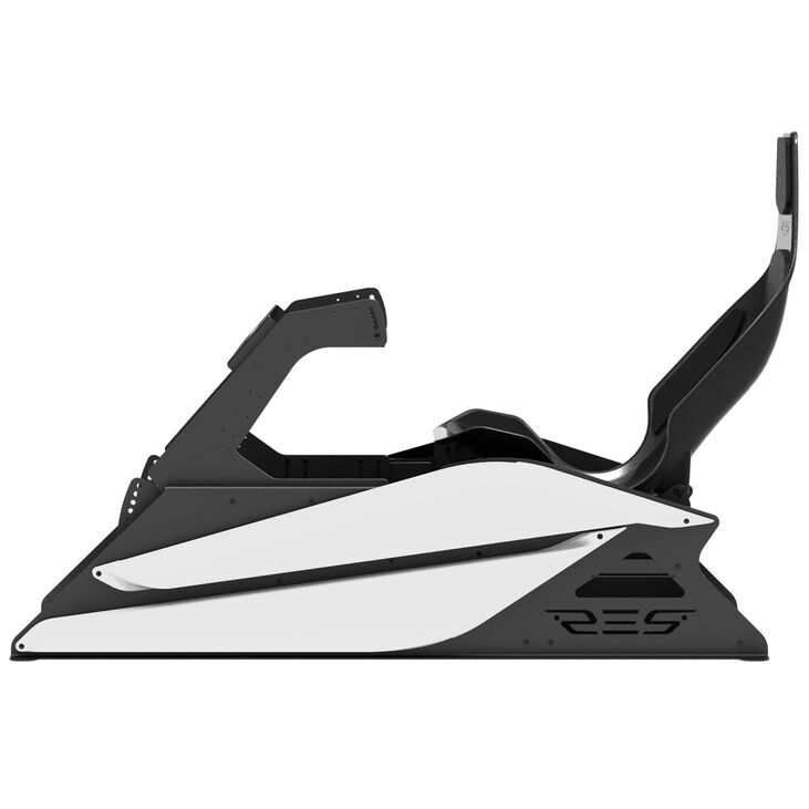 RES-TECH GT Sim Racing Cockpit – Glänzend Weiß image number 2