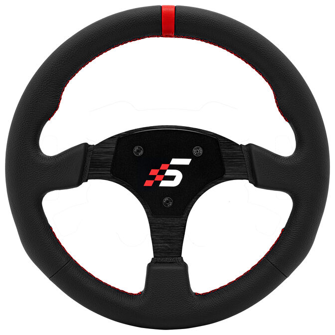 Simagic P-330R Leather Steering Wheel Rim &ndash; 330 mm Lederlenkradkranz image number 0