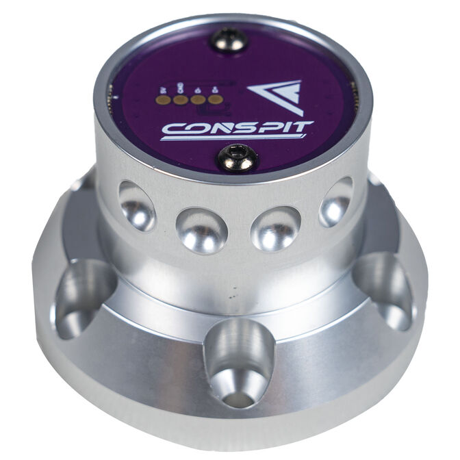 Conspit CDR Wheelbase Side, Quick-Release Mechanism, for ARES Wheelbases, Wheelbase Side - Silver image number 1