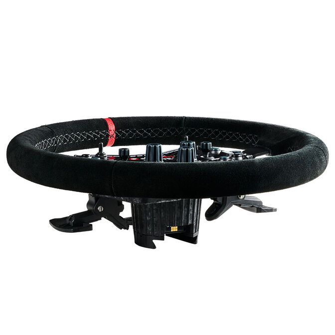 Asetek SimSports GT Rim &ndash; 340 mm Schwarzer Suede-Lenkradkranz image number 3