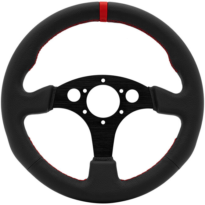 Simagic P-330R steering wheel rim (K) - leather, 330 mm image number 1