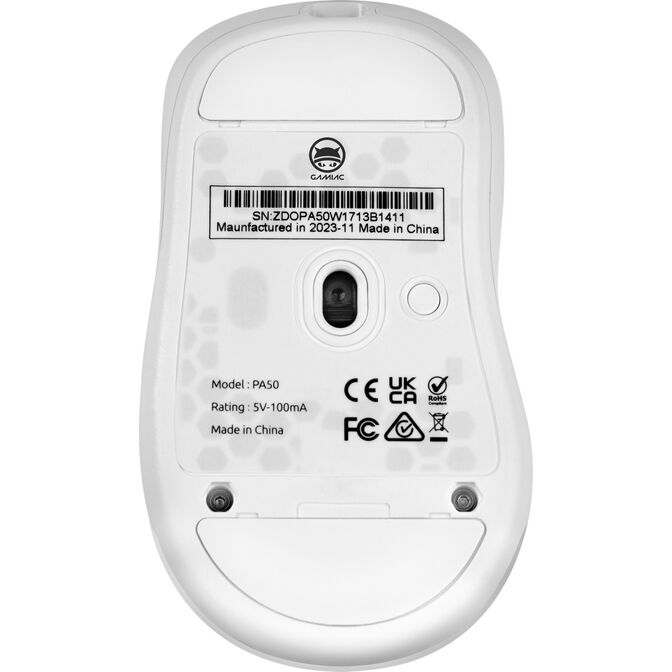 Gamiac PA50 Gaming Mouse White image number 5